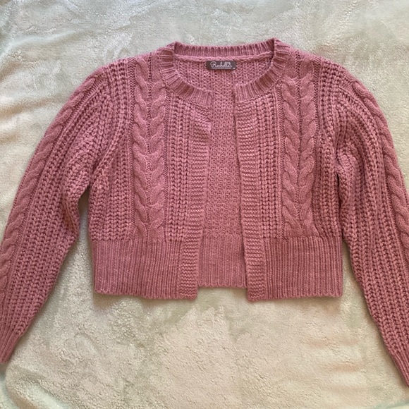 Sweaters - Pink/Purple Cardigan
